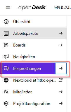 Sitzungsmanagement
