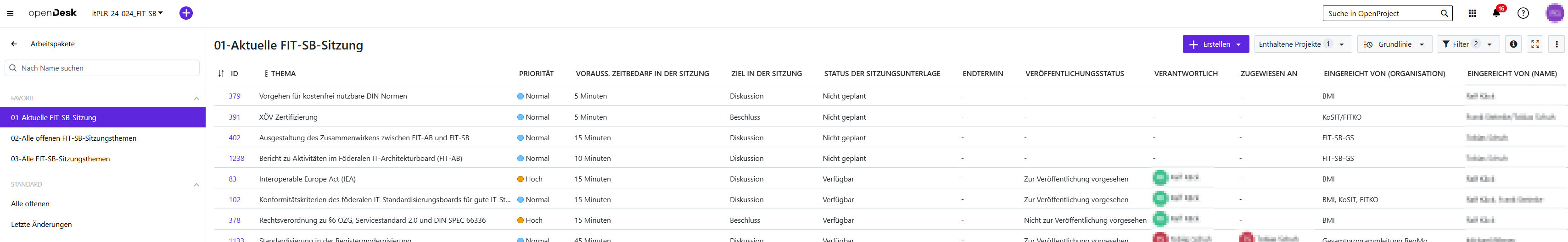 Ansicht 01-Aktuelle FIT-SB-Sitzung