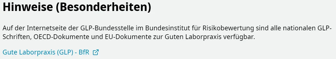 Beispielhafte grafische Darstellung der Hinweise im Bayern-Portals