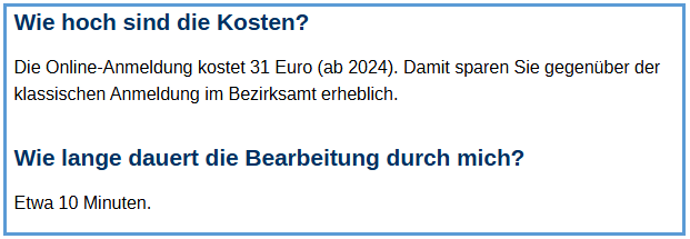 Leistungsattribute pro Zugangskanal Beispiel spez